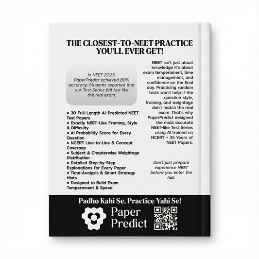 AI Predicted Test Series for NEET 2026 (30 Full-Length Tests) With OMR Sheet | Paper Predict Books For NEET