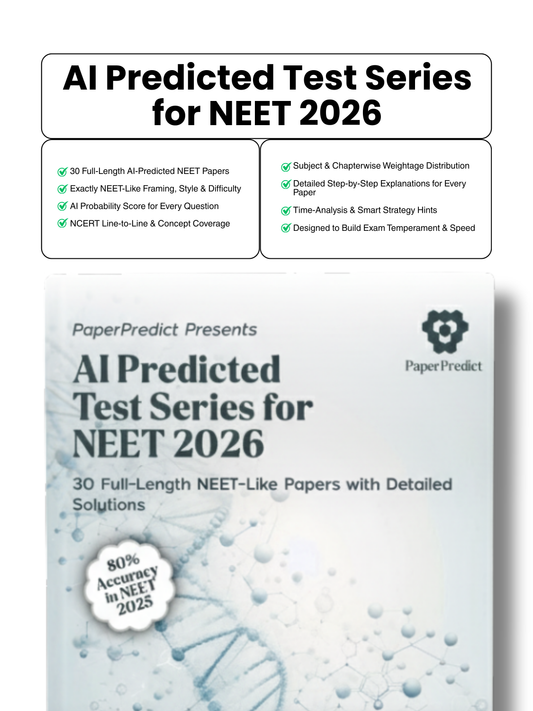 PCB + AI Predicted Test Series Bundle for NEET 2026 (7 Books)