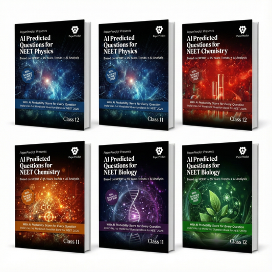 PCB AI Predicted Question Bundle for NEET 2026 (Class 11 & 12, 6 Books) | Paper Predict Books